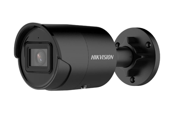 Hikvision DS-2CD2083G2-IU 2.8MM BLACK 8MP Outdoor Bullet IP Security Camera with 2.8mm Lens and Built-In IR
