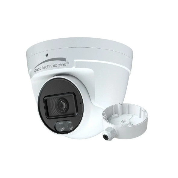 Speco O8VLT1 8MP(4K) Outdoor Turret IP Security Camera with 2.8mm Lens and Built-In IR and White Light - 3