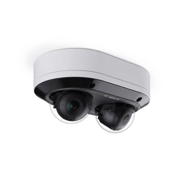 Bosch FLEXIDOME dual 7100i NDD-7803-AL 2x5MP Outdoor Multi-Sensor IP Security Camera with 3.2-8.1mm Lens and Built-In IR - 1