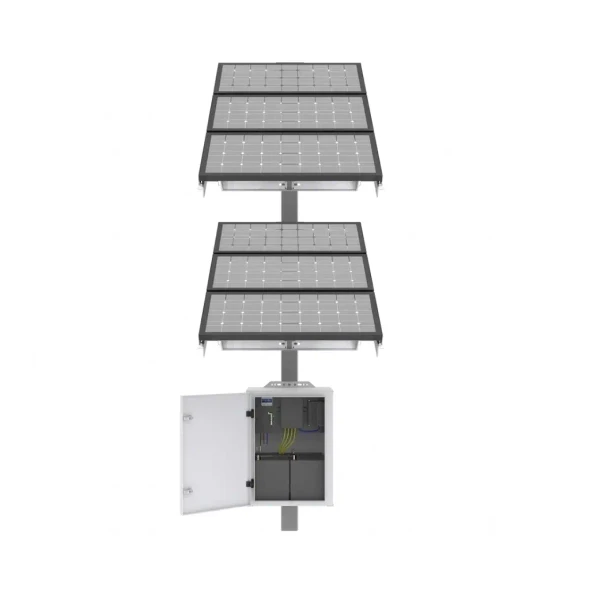 Speco SXC600 600W Solar Powered Camera Enclosure System with PoE Switch and 4G Router - 1