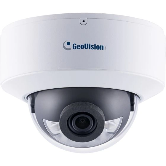 Geovision GV-GDRF4800-3F 4MP Full Color Outdoor Mini Dome IP Security Camera with 3.6mm Lens and Built-In IR and White Light - 84-GDRF480-3F10