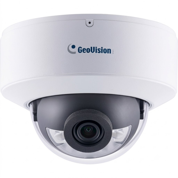 Geovision GV-GDRN4800-2F 4MP Full Color Outdoor Mini Dome IP Security Camera with 2.8mm Lens and Warm LED - 84-GRN4800-2F10 - 1