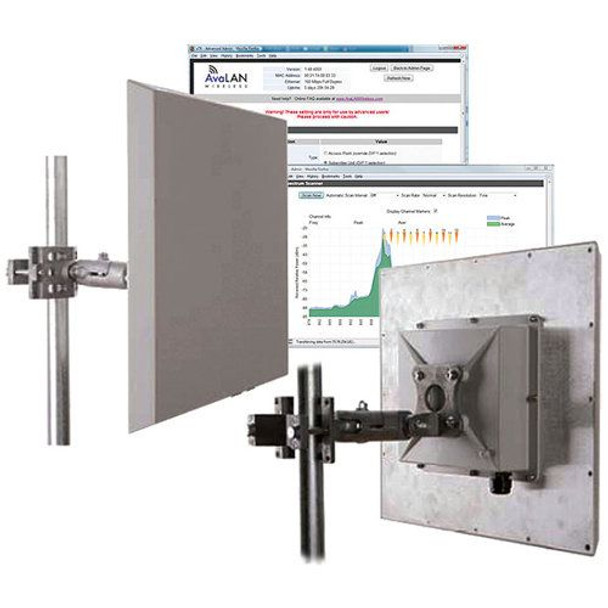 Avalan Wireless AW900xTP-PAIR 900MHz Outdoor Wireless Network Bridge System - 1