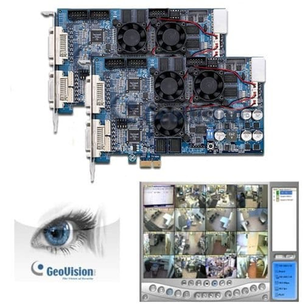 Geovision GV-4016 16-ch PCI-Express DVR Card 480fps @ D1