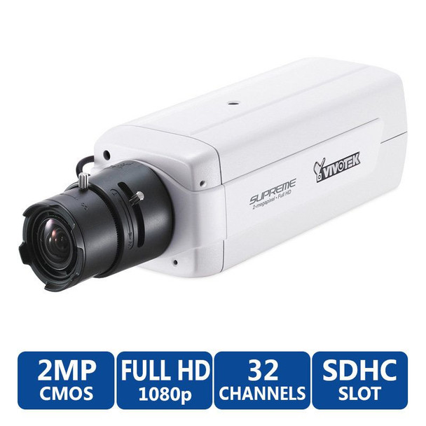 Vivotek IP8162P Supreme Full HD 1080P WDR Enhanced Security Camera