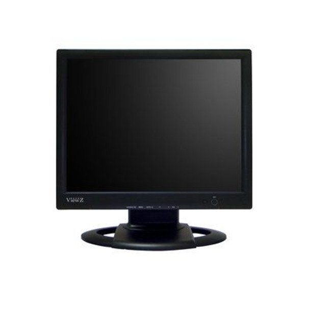 ViewZ USA VZ-19RTLD 19" Black Flat Panel LCD CCTV Monitor - PC Stereo In, Built-in Speakers