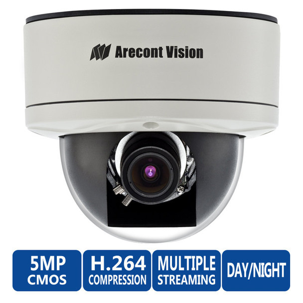 Arecont Vision AV5155-1HK 5 Megapixel IP Security Camera with (Heater)
