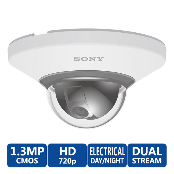 Sony SNC-DH110T/W Impact-Resistant 720P HD Network Security Camera