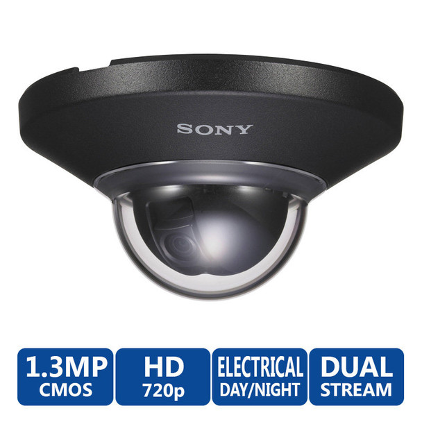 Sony SNC-DH110T/B Impact-Resistant 720P HD Network Security Camera