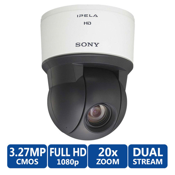 Sony SNC-EP580 3MP PTZ IP Security Camera with 20x Optical Zoom