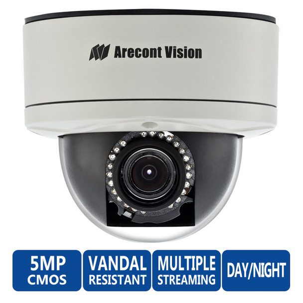Arecont Vision AV5255AMIR-H MegaDome Security Camera (Heater)