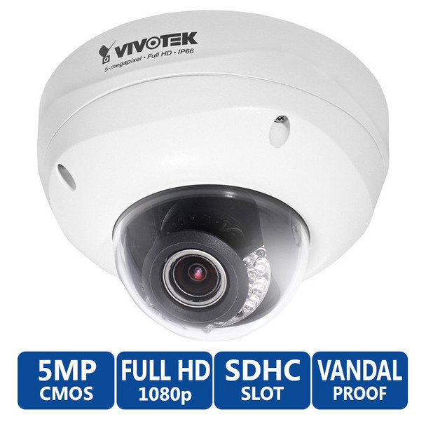 Vivotek FD8372 Outdoor IR Day/Night 5 Megapixel Security Camera