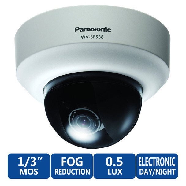 Panasonic WV-SF538 Fixed Dome Fog Reduction Network Camera