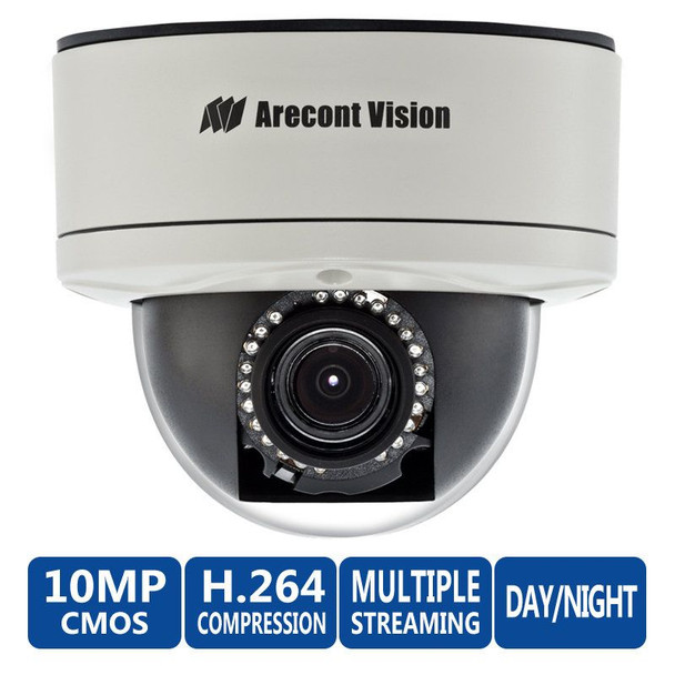 Arecont Vision AV10255AMIR-H IR 10 megapixel Dome Security Camera
