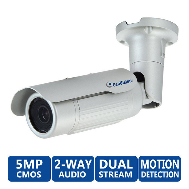 GeoVision GV-BL5310 5MP Infrared WDR Optical Zoom IP Security Camera