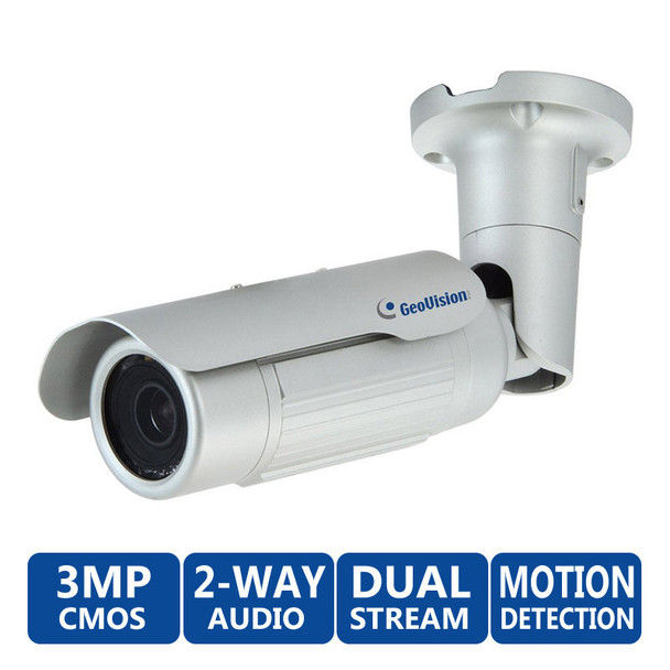 GeoVision GV-BL3410 3Megapixel IR Optical Zoom Network Security Camera