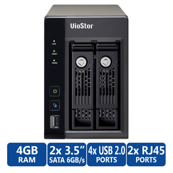 QNAP VS-2112-Pro+ 12-camera Network Video Recorder - HDMI