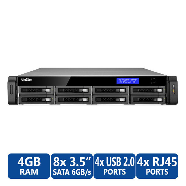 QNAP VS-8148U-RP-Pro+ Viostor 48-channel Rackmount NVR
