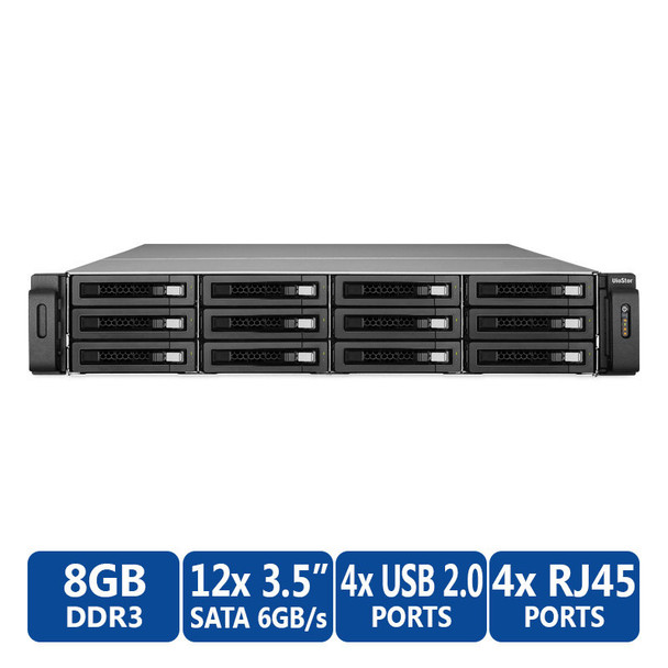 QNAP VS-12140U-RP-Pro+ 40-channel Viostor Network Video Recorder