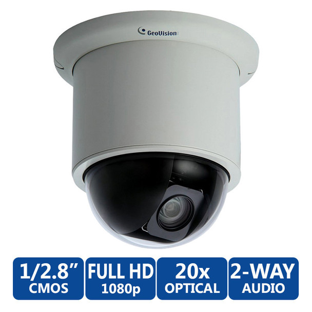 Geovision GV-SD220 1080P HD Indoor 20x PTZ IP Security Camera