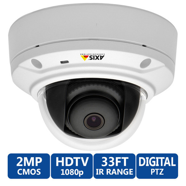AXIS M3025-VE 1080P HD Outdoor Dome Network Security Camera