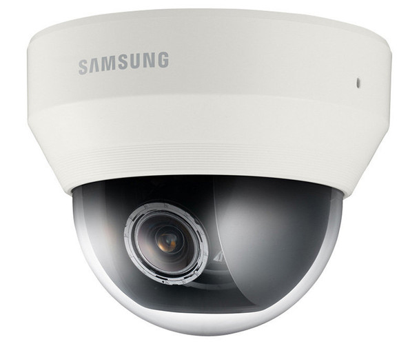 Samsung SND-6083 2.3MP Indoor Dome IP Security Camera - 3~8.5mm Varifocal Lens, 60fps at 1080P
