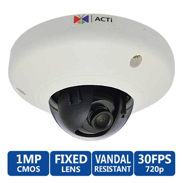 ACTi D91 720P HD Indoor Network Dome Camera