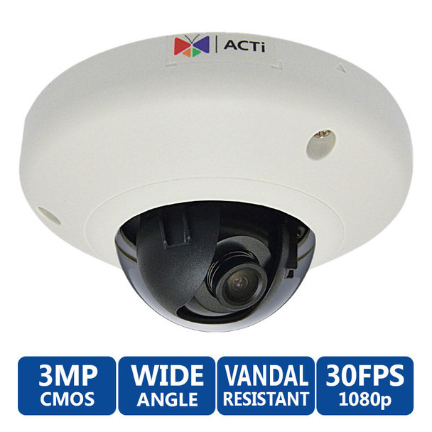 ACTi D92 1080P HD Indoor Network Dome Camera