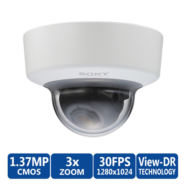 Sony SNC-EM600 720P HD Indoor Dome IP Security Camera - Easy Focus