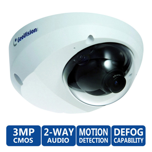Geovision GV-MFD3401-5F 3MP Mini Dome IP Security Camera