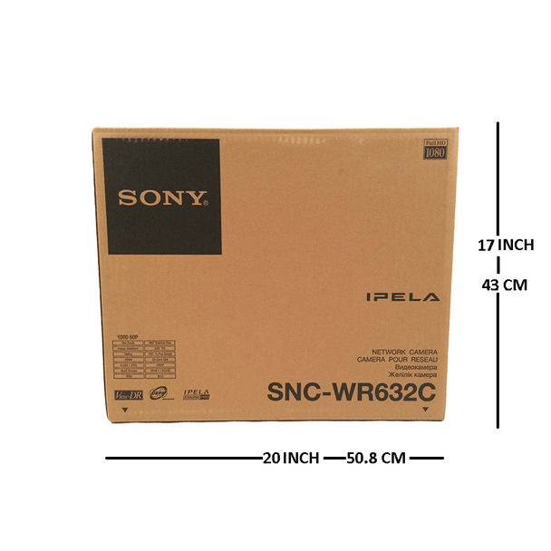 Sony SNC-WR632C Packaging