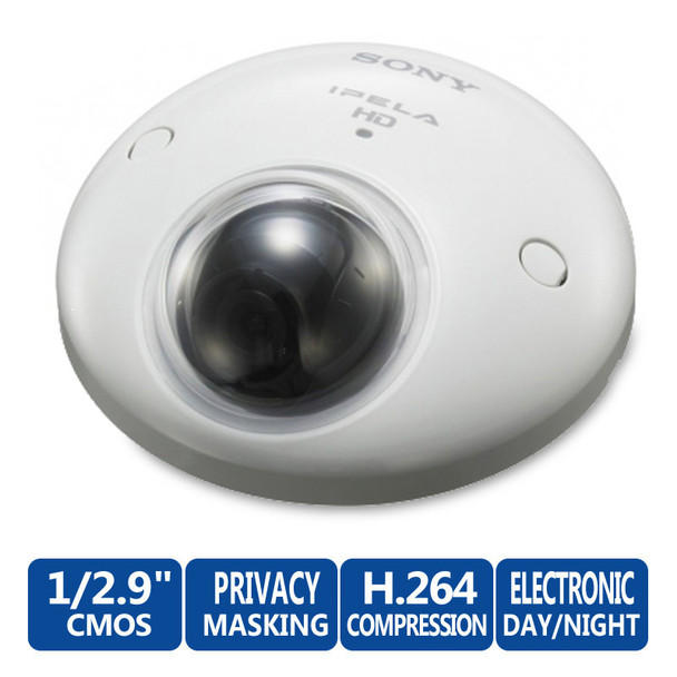 Sony SNC-XM637 1080p HD Outdoor Minidome IP Security Camera