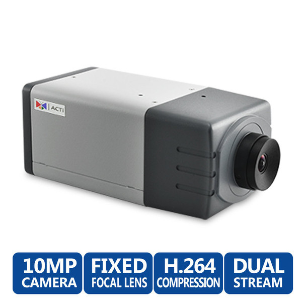 ACTi E270 10MP WDR Day/Night Network Security Camera, 3.6mm lens