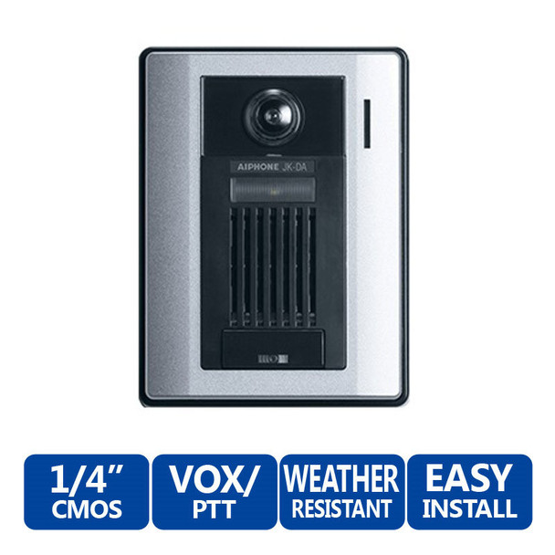 Aiphone JK-DA Surface Mount Weather-Resistant PTZ Color Video Door Station