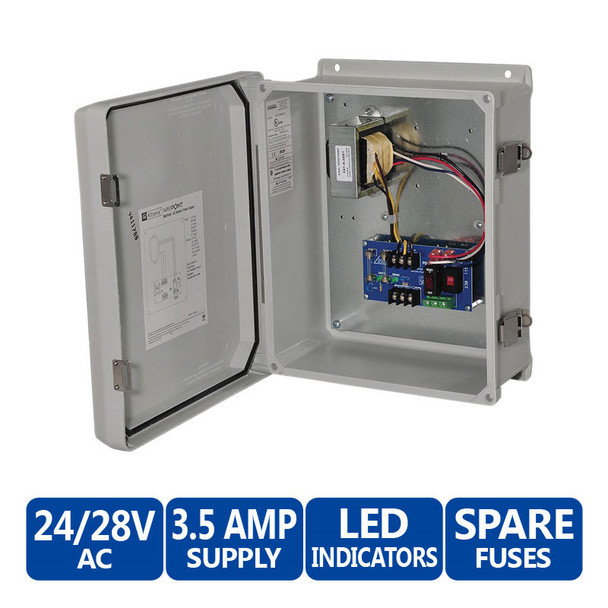 Altronix WAYPOINT10A AC Outdoor Power Supply - 24VAC and 28VAC (max current 3.5 amp) - 2 Altronix WAYPOINT10A AC Outdoor Power Supply - 24VAC and 28VAC (max current 3.5 amp) - 2