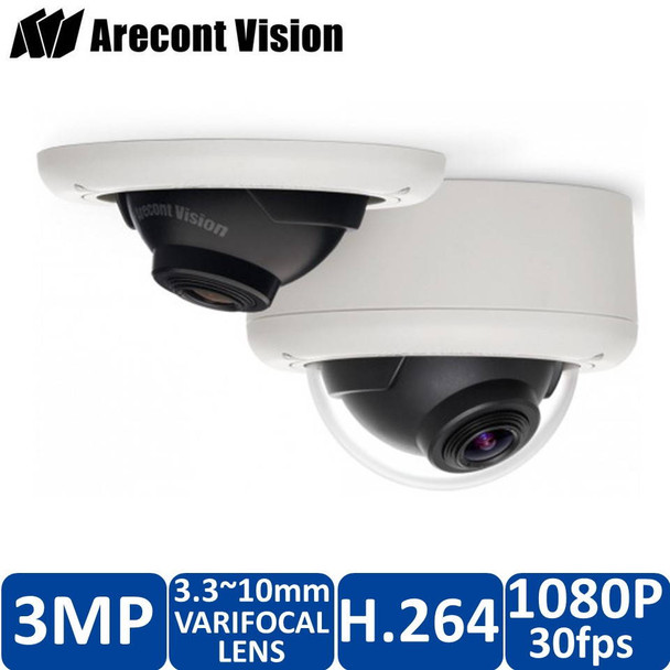 Arecont Vision AV3146DN-3310-D-LG 3MP MegaBall Dome IP Security Camera