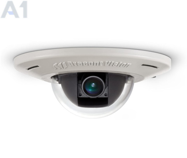 Arecont Vision AV3456DN-F - MicroDome H.264 Ultra Low Profile Recessed Mount Day / Night IP Security Camera