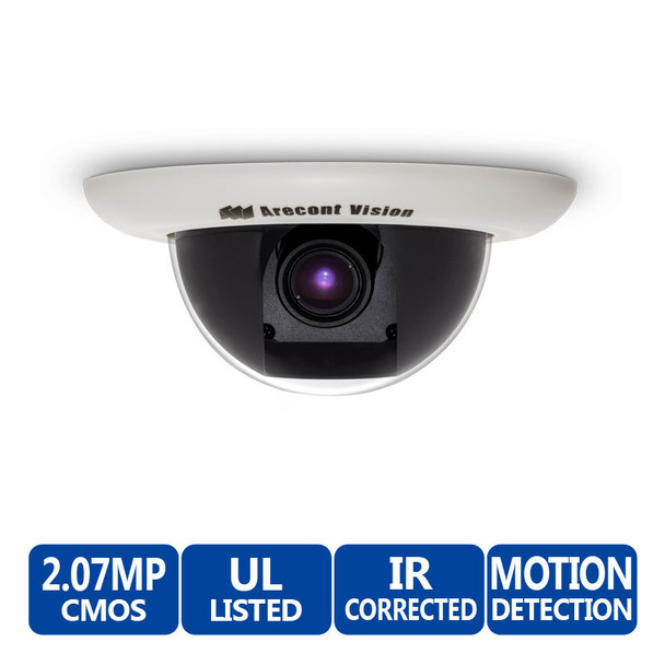 Arecont Vision AV2115v1 Indoor Dome IP Security Camera with Flush Mount