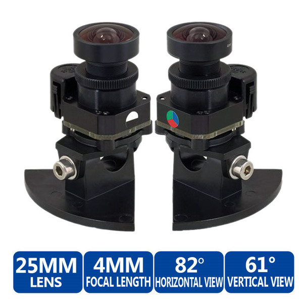MOBOTIX MX-D15-MODULE-D25 25mm Wide Angle Day Lens Unit - DualDome D15 Cameras