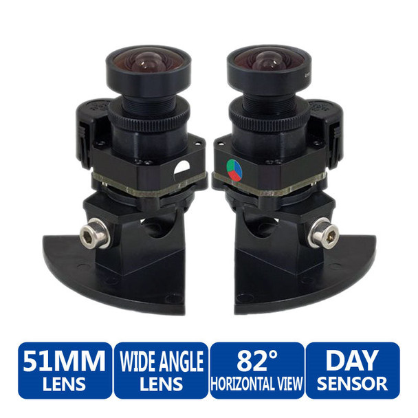 MOBOTIX MX-D15-MODULE-D51 51mm Wide Angle Day Lens Unit - DualDome D15 Security Cameras
