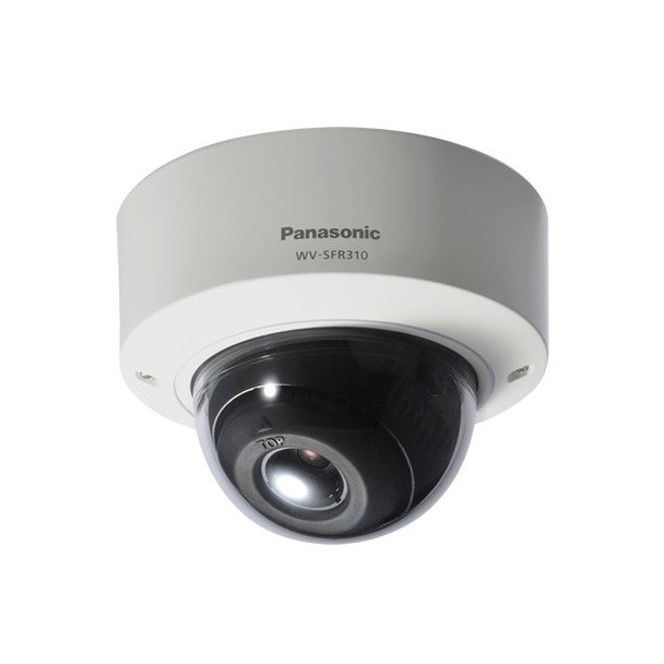 Panasonic WV-SFR310 Super Dynamic HD Vandal-Resistant PoE Dome IP Security Camera (Sail White)