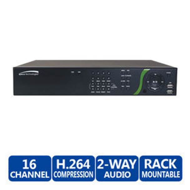 Speco D16DS1TB 960H Real-Time 16-Channel Digital Video Recorder - Digital Deterrent