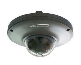 Speco O2MD1 2MP IR Outdoor Miniature Dome IP Security Camera - 3.7mm Fixed Lens (Dark Gray)