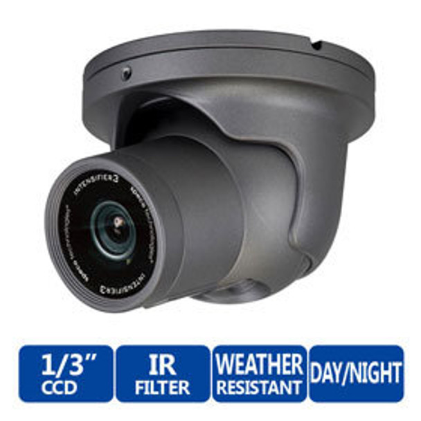 Speco HTD8FFI 650TVL Turret CCTV Security Camera - 2.8-10mm Auto Iris Focus Free Motorized Zoom Lens (NTSC)