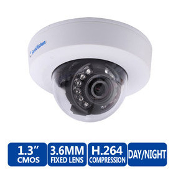 Geovision GV-EFD1100-1F 1.3MP IR Mini-Dome IP Security Camera