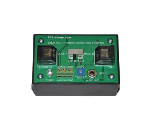 ETS SMEA-1-FL Audio Interface Box for IP Cameras with Flying lead cable