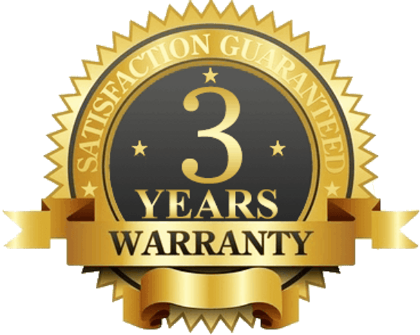 3 Years Limited Manufacturer Warranty