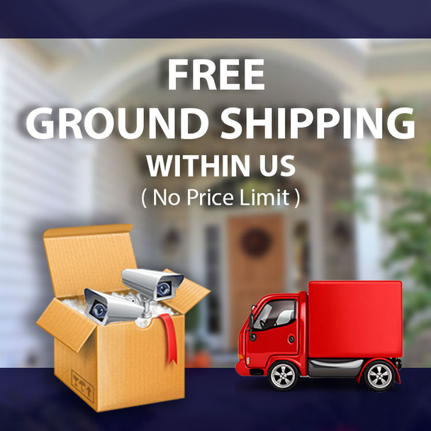 Retail Security Camera System - 2K Video Resolution, 4 x Vandal-Proof Domes, Weatherproof, Wide Angle View, 3-Year Warranty - 2