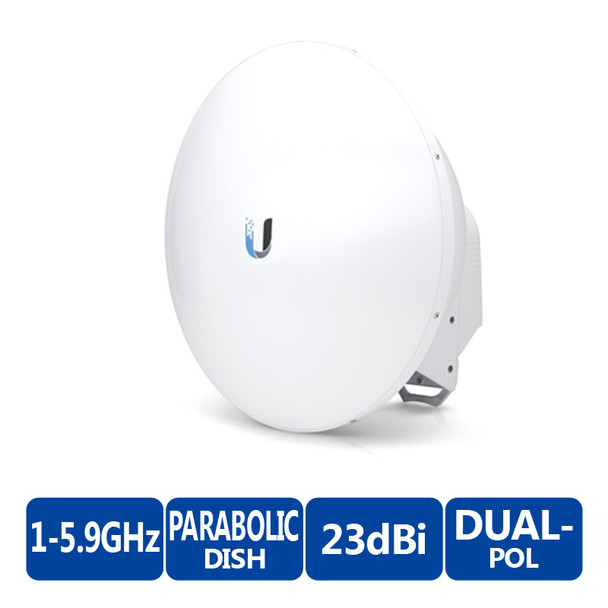 Ubiquiti AF-5G23-S45-US airFiber  5GHz Dish Antenna - 23dBi, Slant 45 Ubiquiti AF-5G23-S45-US airFiber  5GHz Dish Antenna - 23dBi, Slant 45