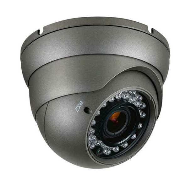 700TVL InfraRed for Night Vision Indoor and Outdoor Turret CCTV (Analog) Security Camera, 2.8~12mm Varifocal (Manual Zoom) Lens, CMT2070B